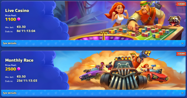 Pagina del programma VIP di Pistolo Casino con livelli e cashback settimanale